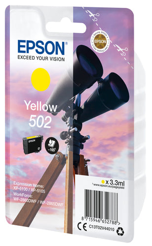 Epson Singlepack Yellow 502 Ink Epson Singlepack Yellow 502 Ink